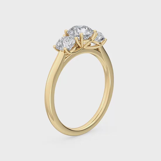 Engagement Ring with 1.48 ct. Lab Grown Diamonds – A Timeless Classic SJR54475