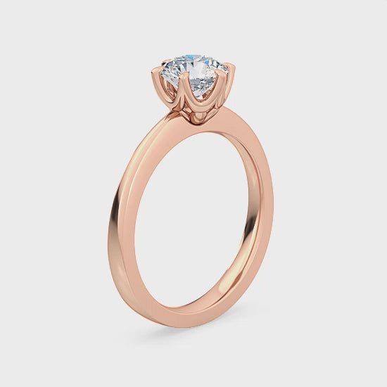 Forlovelsesring med 1.00 ct. Labgrown Diamant – Ren Elegance SJR55126RD