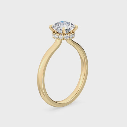 Förlovningsring i 14 karat guld med labbodlad diamant och 1,14 ct – Tidens Elegance SJR55539RD