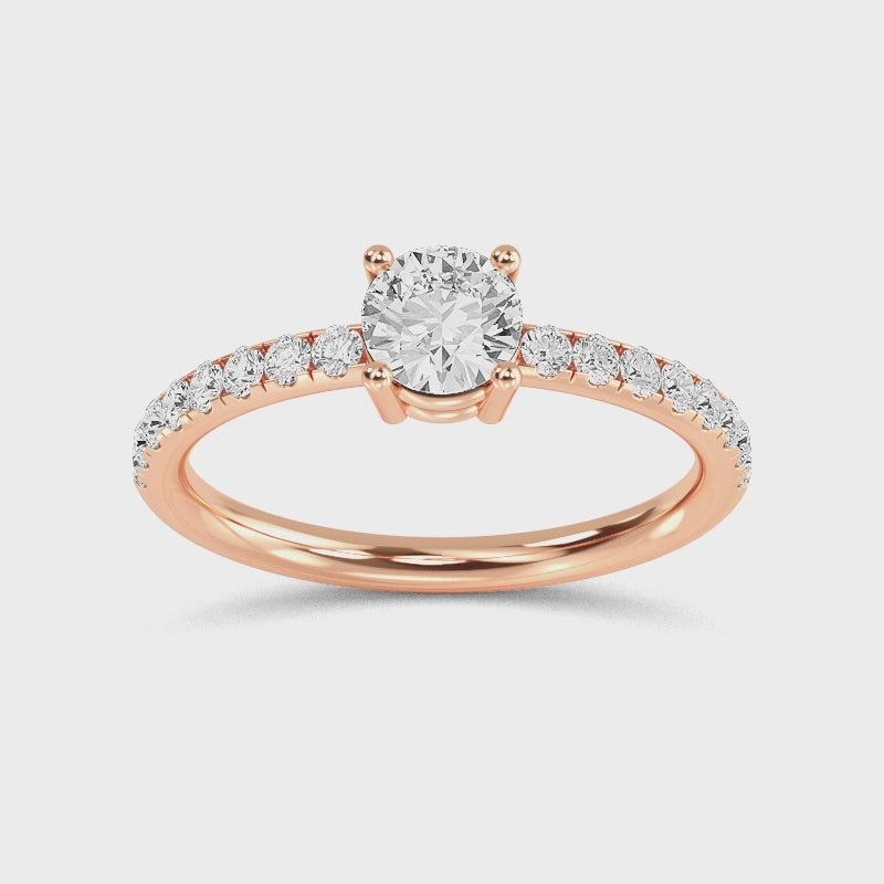 Lab Grown Diamond Wedding Ring 0.77 ct – Timeless Beauty SJR57593