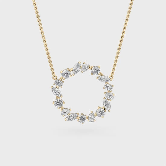 14 karat guldhänge med labgrown-diamanter (0,98 ct) SJP31700