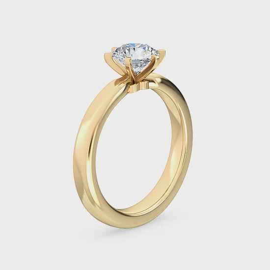 Engagement ring with 1.00 ct. Labgrown Diamond – Tidens Elegance SJR55057