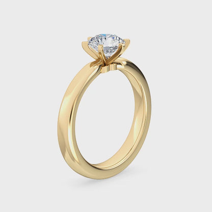 Engagement ring with 1.00 ct. Labgrown Diamond – Tidens Elegance SJR55057