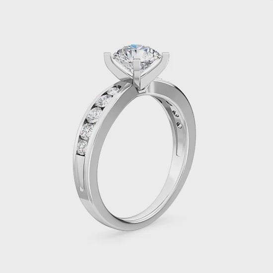 Lab Grown Diamond Engagement Ring 1.38 ct – A Brilliant Union SJR55515RD