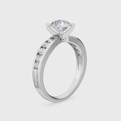 Lab Grown Diamond Engagement Ring 1.38 ct – A Brilliant Union SJR55515RD