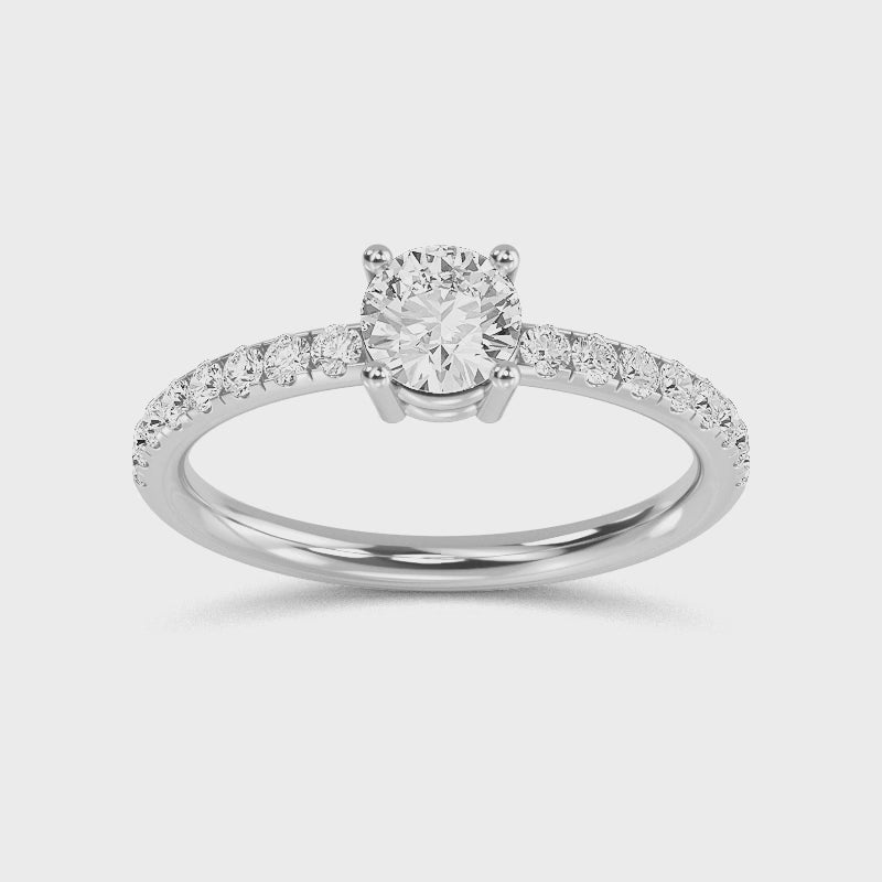 Lab Grown Diamond Wedding Ring 0.77 ct – Timeless Beauty SJR57593