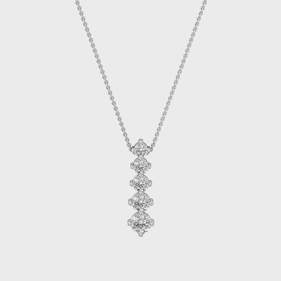 Labgrown Rund Vedhæng med Diamanter (0,50 ct) SJP31807