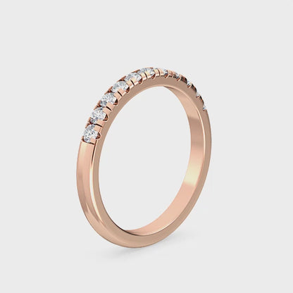 Alliancering med 0.50 ct. Labgrown Diamanter – Enkel og Tidløs SJR54543