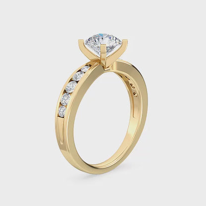 Lab Grown Diamond Engagement Ring 1.38 ct – A Brilliant Union SJR55515RD