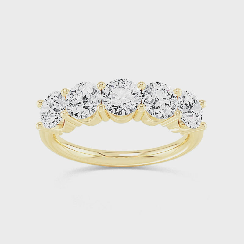 Alliancering med 0.50 ct. Labgrown Diamanter – Enkel Elegance SJR57413A