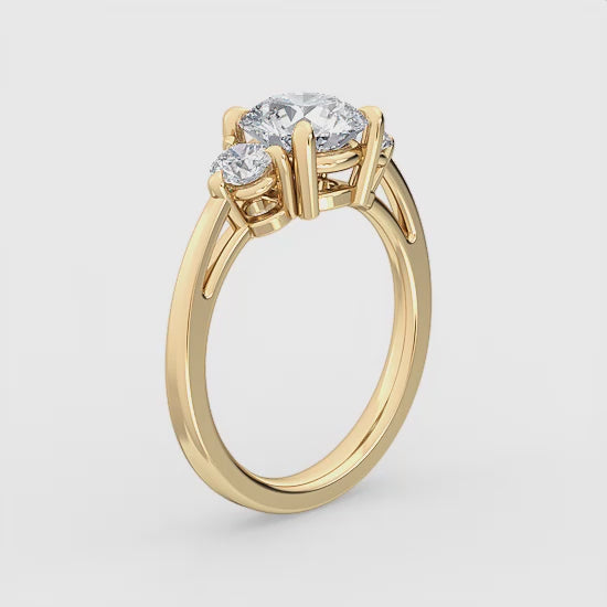 Forlovelsesring med 2.15 ct. Lab Grown Diamanter – En Statement Ring med Bæredygtig Luksus SJR56375