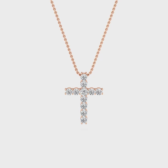Cross Pendant with Labgrown Diamonds (1.02 ct) SJP31468C