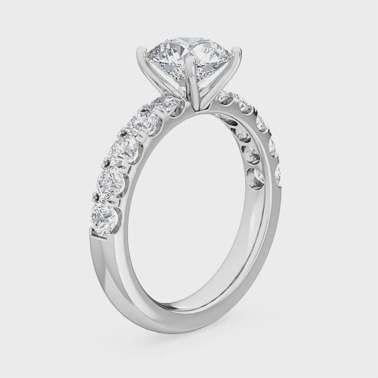 Engagement Ring with 2.86 ct. Lab Grown Diamonds – Elegance in Every Detail SJR54547E2CTRD
