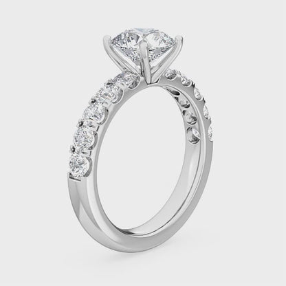 Engagement Ring with 2.86 ct. Lab Grown Diamonds – Elegance in Every Detail SJR54547E2CTRD