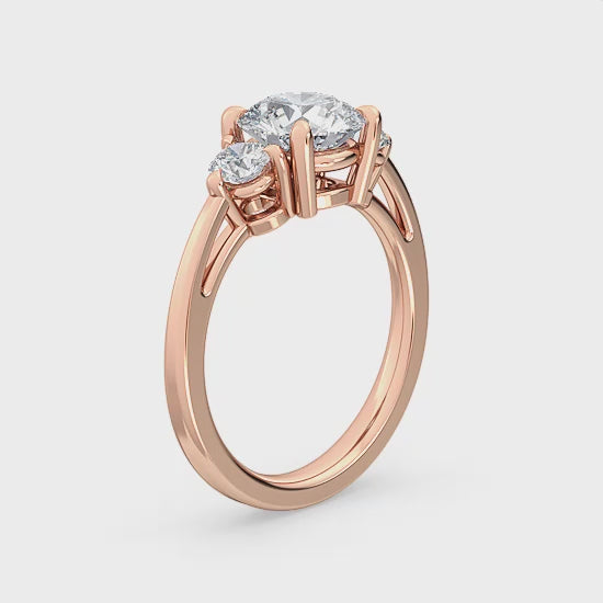 Forlovelsesring med 2.15 ct. Lab Grown Diamanter – En Statement Ring med Bæredygtig Luksus SJR56375