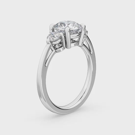 Forlovelsesring med 2.15 ct. Lab Grown Diamanter – En Statement Ring med Bæredygtig Luksus SJR56375