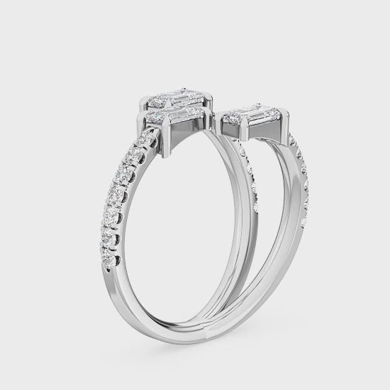 Alliancering med 1.21 ct. Lab Grown Diamanter – Skinnende Elegance SJR56717