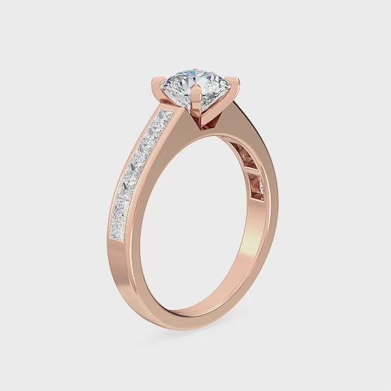 Lab Grown Diamond Engagement Ring 1.28 ct. – Timeless Beauty SJR55526RD