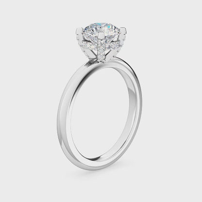 Engagement Ring with 1.14 ct. Labgrown Diamonds – A Timeless Classic SJR55039RD