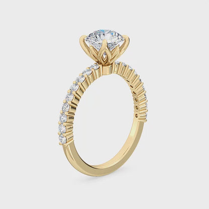 Lab Grown Diamond Engagement Ring 1.34 ct. – Classic Beauty SJR55547RD