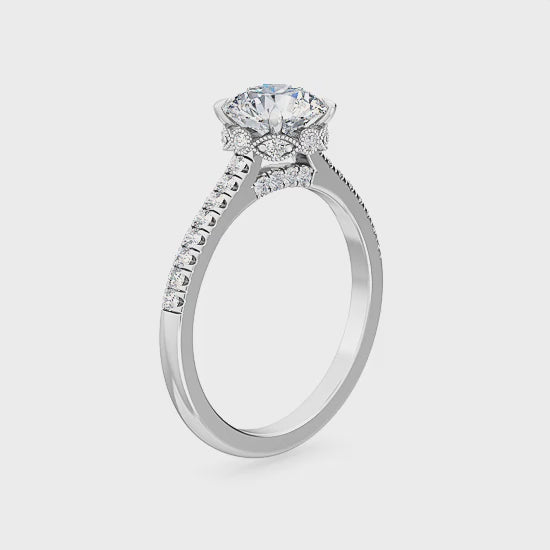 Lab Grown Diamond Engagement Ring 1.31 ct. – Classic Elegance SJR55549RD