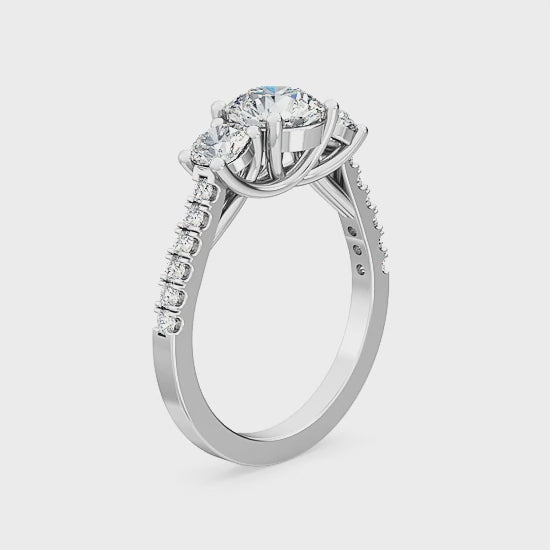 Förlovningsring i 14 karat guld med 1,77 ct labbodlade diamanter – En hållbar skönhet SJR55580RD