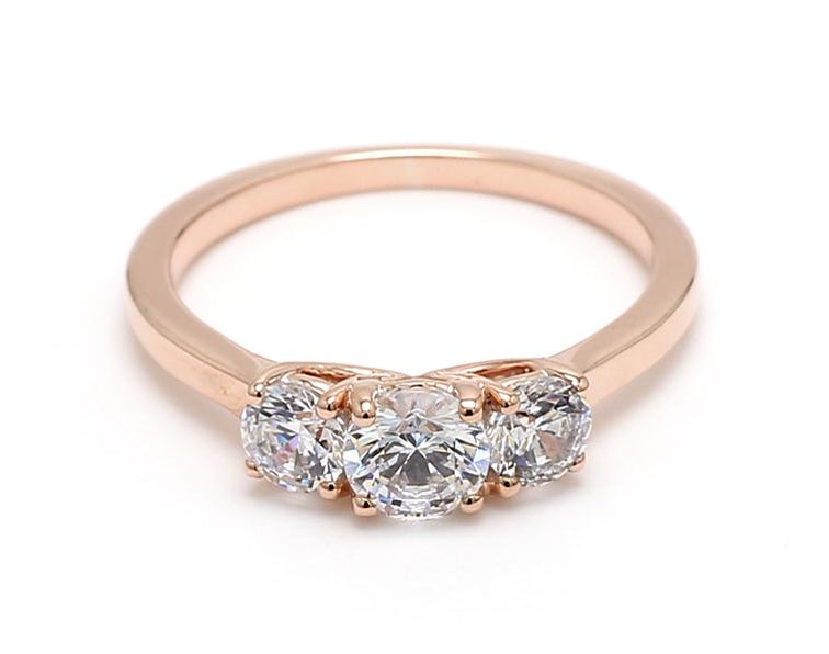 Forlovelsesring med 1.00 ct. Lab Grown Diamanter – Din Drømmering SJR54470