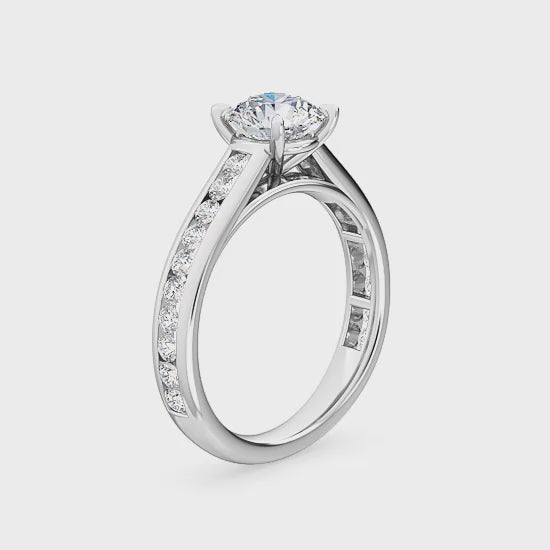 Lab Grown Diamond Engagement Ring 1.53 ct. – Exclusive Elegance SJR55523RD