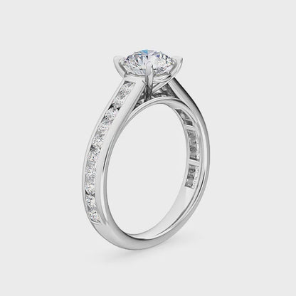 Lab Grown Diamond Engagement Ring 1.53 ct. – Exclusive Elegance SJR55523RD