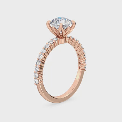 Lab Grown Diamond Engagement Ring 1.34 ct. – Classic Beauty SJR55547RD