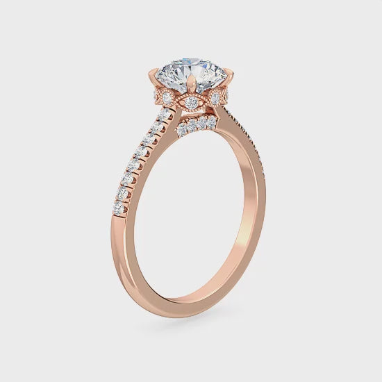 Lab Grown Diamond Engagement Ring 1.31 ct. – Classic Elegance SJR55549RD