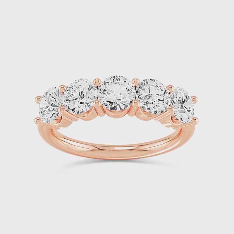 Alliancering med 0.50 ct. Labgrown Diamanter – Enkel Elegance SJR57413A