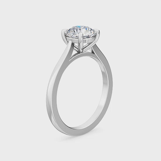 Lab Grown Diamant Forlovelsesring 1.00 ct. – Ren Elegance SJR55570