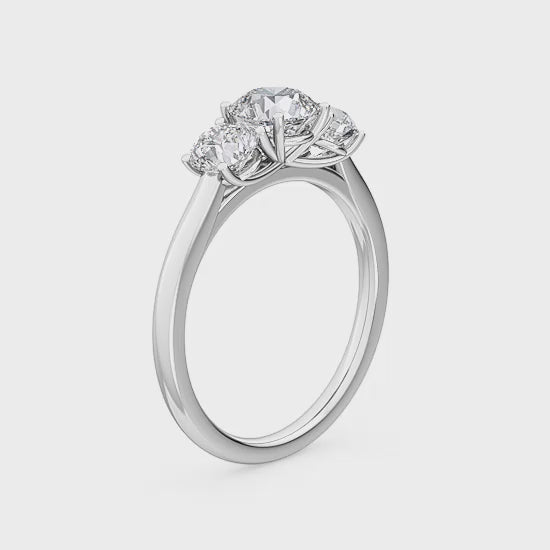 Engagement Ring with 1.48 ct. Lab Grown Diamonds – A Timeless Classic SJR54475