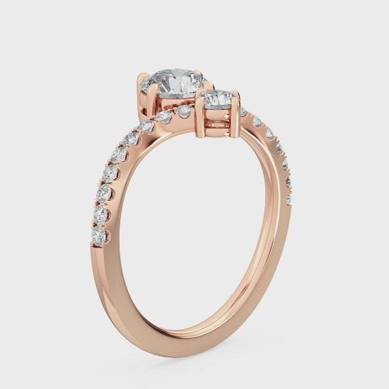 Alliance Ring with 1.12 ct. Lab Grown Diamonds – Delicate and Sustainable SJR57124