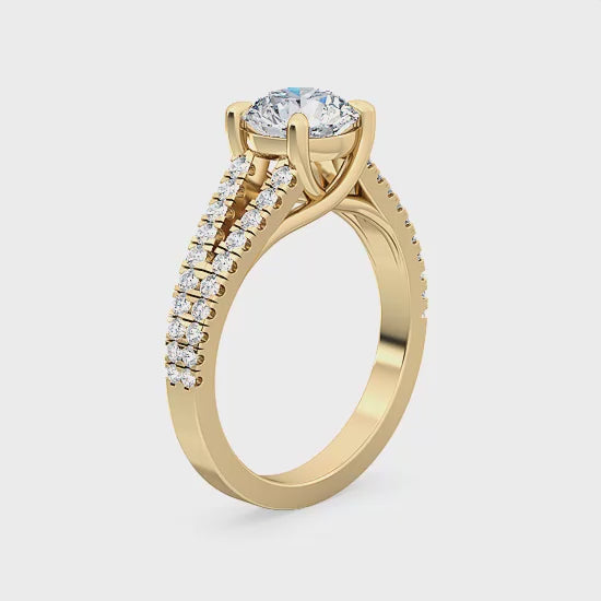 Engagement Ring with 1.32 ct. Labgrown Diamonds – Timeless Luxury and Romance SJR55021RD