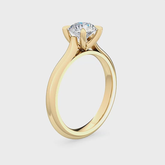 Engagement Ring with 1.00 ct. Labgrown Diamond – Beauty and Ethics SJR55364RD