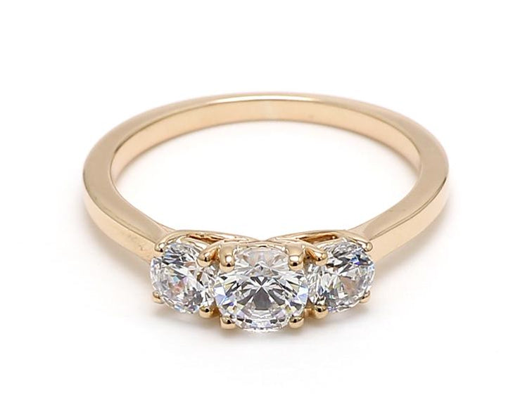 Forlovelsesring med 1.00 ct. Lab Grown Diamanter – Din Drømmering SJR54470