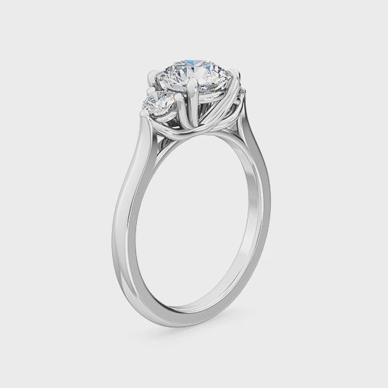 Engagement Ring with 1.25 ct. Lab Grown Diamonds – Timeless Elegance in Ethical Design SJR55532RD