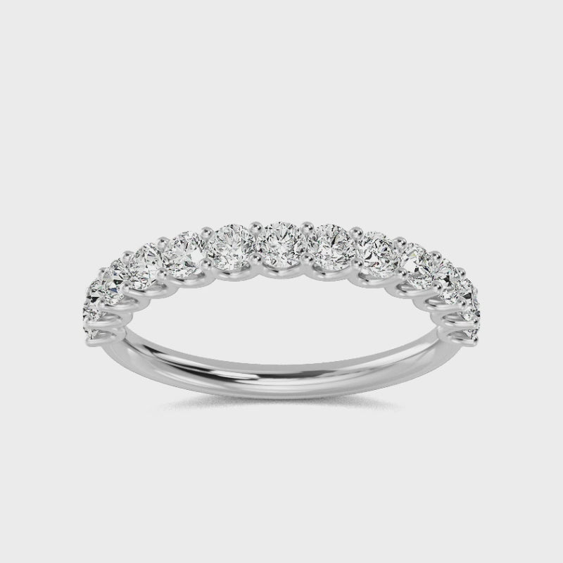 Alliancering med 0.77 ct. Labgrown Diamanter – Raffineret Stil og Bæredygtighed SJR57171C