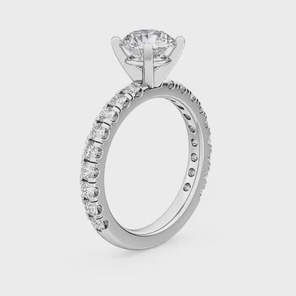 Förlovningsring i 14 karat vitt guld med labbodlad diamant 1,82 ct – Eternal Shine SJR56069A