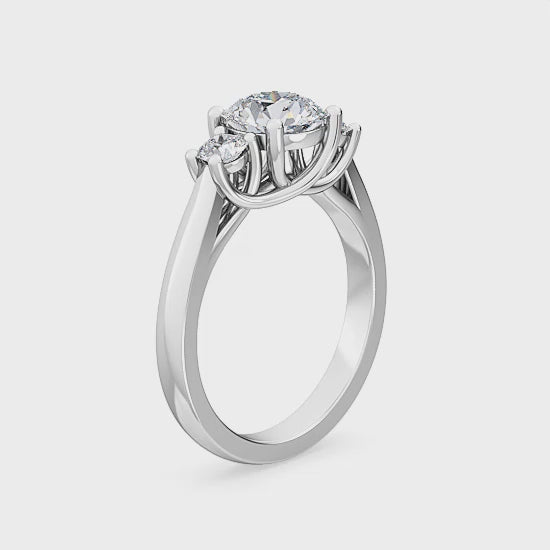 Engagement Ring with 1.25 ct. Lab Grown Diamonds – Brilliant and Timeless SJR55531RD