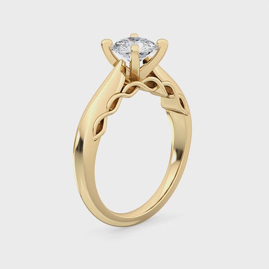 Engagement Ring with 1.00 ct. Labgrown Diamond – Timeless and Elegant SJR55116RD