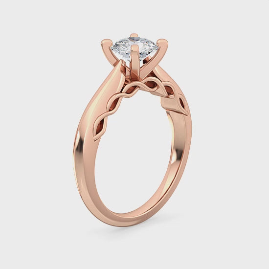 Engagement Ring with 1.00 ct. Labgrown Diamond – Timeless and Elegant SJR55116RD