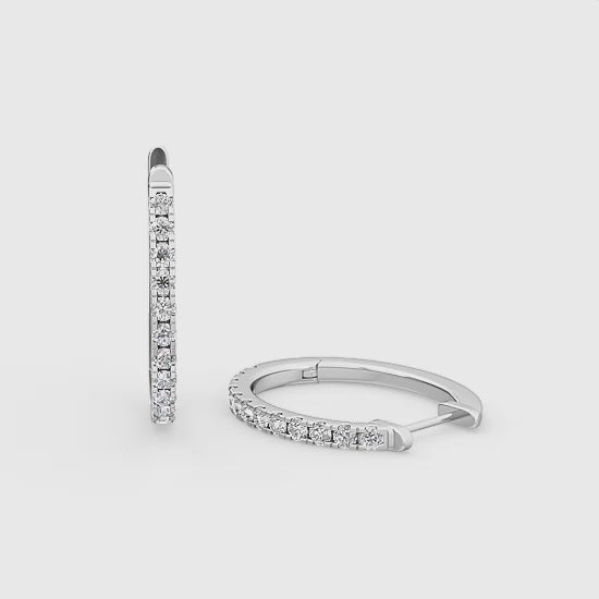 Creoler med Labgrown Diamanter (0.50 ct) SJE31871