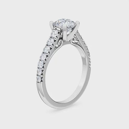Lab Grown Diamond Engagement Ring 1.54 ct. – Elegant Beauty SJR56007
