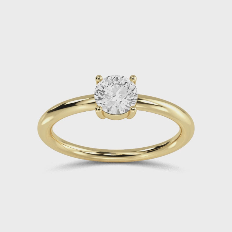 Lab Grown Diamant Forlovelsesring 0.50 ct – Elegant Look SJR57602