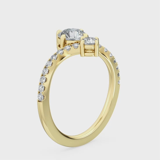 Alliance Ring with 1.12 ct. Lab Grown Diamonds – Delicate and Sustainable SJR57124