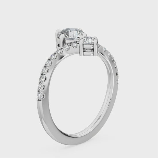 Alliance Ring with 1.12 ct. Lab Grown Diamonds – Delicate and Sustainable SJR57124
