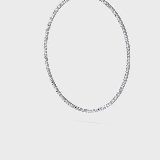 Tennis Necklace with Labgrown Diamonds (11.39 ct) SJN08019